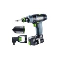 Festool TXS Li 2.6Ah Set - 10.8v Mini Cordless Drill Driver Set 576104 Cordless Drills