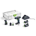 Festool TXS Li 2.6Ah Set - 10.8v Mini Cordless Drill Driver Set 576104 Cordless Drills