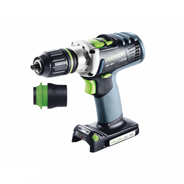 Festool DRC 18/4 Li-Basic - 18V 13mm Brushless Cordless Drill Basic Skin 574695 Drill Drivers