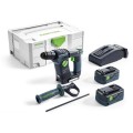 Festool BHC 18 Li 5.2Ah TCL6-Plus - 18V 5.2Ah Cordless Rotary Hammer Drill Kit 575006 Cordless Rotary Hammers