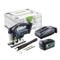 Festool PSBC 420 EB Li 5.2Ah TCL6-Plus - 18V 5.2Ah CARVEX Cordless D Handle Jigsaw Set 575014