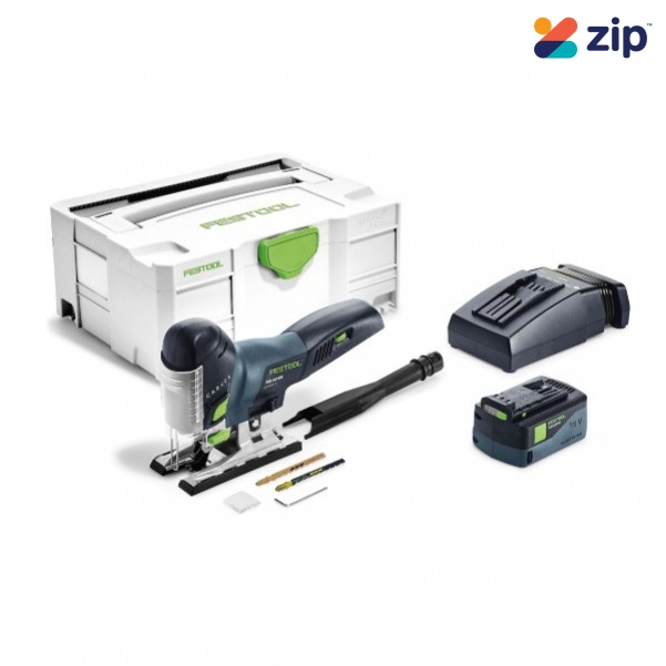 Festool PSC 420 EB Li 5.Ah TCL6-Plus - 18V 5.2Ah CARVEX Cordless Brushless Barrel Jigsaw Set 575016