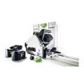 Festool TSC 55 REB Li 5.2Ah SCA8 FS – 160 mm Cordless Brushless Plunge Cut Saw c/w1400mm Guide Rail 575464