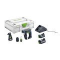 Festool CXS 2.6-Set - 10.8V 2.6Ah Cordless Brushless Mini Drill Set 576097