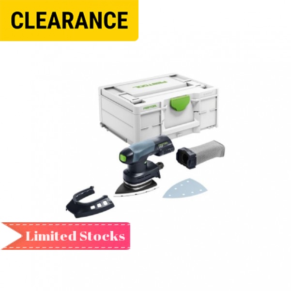 Festool DTSC 400-Basic - 18V 100mm x 150mm Cordless Orbital Iron Head Sander Skin 576359 Sanders