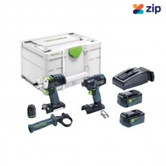 Festool TID 18 5,2-Set PDC 18 - 18V 5.2Ah 2 Piece Cordless Impact Driver and Drill Driver Set 576491