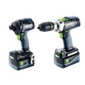 Festool TID 18 5,2-Set PDC 18 - 18V 5.2Ah 2 Piece Cordless Impact Driver and Drill Driver Set 576491