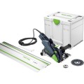 Festool DSC-AG 125-Plus - 1400W 125mm DSC Diamond Cutting System in Systainer with 800mm Guide Rail 576549 - Wet/Dry Concrete Cutting