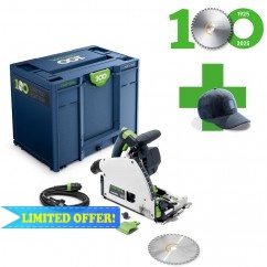Festool TS 60 KEBQ-Plus - TS 60K 168mm Plunge Cut Saw in Systainer 576723 - 100yr Special Edition