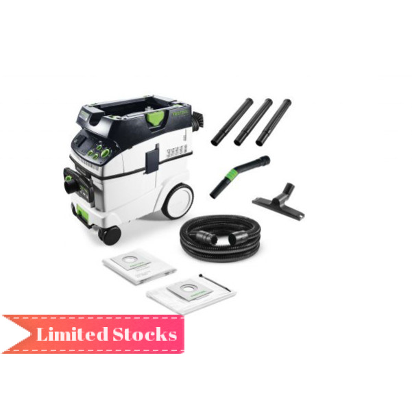 Festool CTM 36 E AC-HD LHS - 240V 1200W CT 36L M Class Autoclean Planex Dust Extractor 576753 Dust Extractors Festool CTM 36 E AC-HD LHS - 240V 1200W CT 36L M Class Autoclean Planex Dust Extractor 576753 Dust Extractors