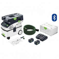 Festool CTLC MINI I-Plus (577149) - 36V 5.2Ah Li-ion Cordless MINI 10L L Class Mobile Basic Dust Extractor Energy Combo Kit