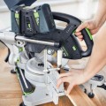 Festool KSC 60 EB 5,0 I-Plus - KSC 60 KAPEX 18V Cordless 216mm Slide Compound Mitre Saw 5.0Ah Energy Set 577174