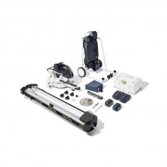 Festool KSC 60 EB 5,0 I-UG-Set - KSC 60 KAPEX 18V Cordless 216mm Slide Compound Mitre Saw 5.0Ah Energy Set & Stand 577178