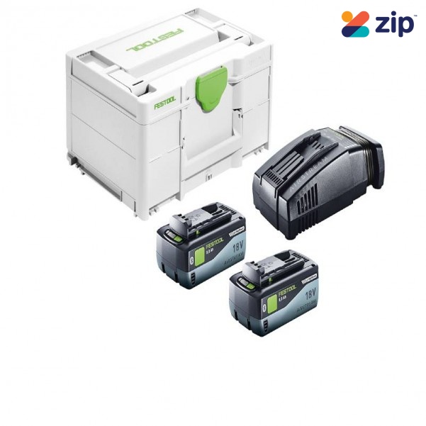 Festool Energy set SYS 18V 2x8,0/SCA16 - DG UN 3480 Class 9 (577330) - SYS 18V Energy Set 2 x 8Ah SCA16 in Systainer