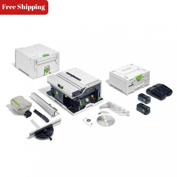 Festool CSC SYS 50 EBI-Plus - CSC SYS 50 18V 168mm 5.2Ah Bluetooth Cordless Table Saw Set in Systainer 577376