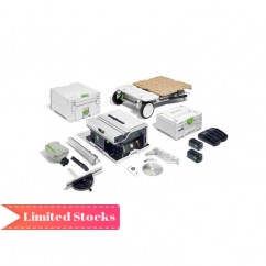 Festool CSC SYS 50 EBI-Set - 18V Cordless 168mm 5.2Ah Bluetooth Table Systainer Saw & UnderFrame 577381