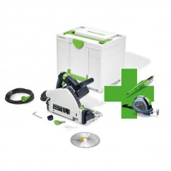Festool TS 55F Fan Edition - 1200W 160mm Plunge Cut Saw With Systainer 577386