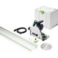 Festool TS 60 KEBQ-Plus-FS - TS 60K 168mm Brushless Plunge Cut Saw in Systainer with 1400mm Rail 577419 - 100yr Special Edition