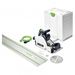 Festool TSV 60 KEBQ-Plus-FS (577745) - 1500W 168mm Plunge Cut Scoring Saw in Systainer with 1900mm Rail Kit
