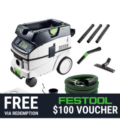 Festool CTM 26 EI AU - 240V 1200W 26L M Class EI Dust Extractor 577921