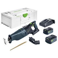 Festool RSC 18 5.0 EBI-Plus (578293) - 18V 5.0Ah Cordless Bluetooth Reciprocating Saw Kit With Systainer