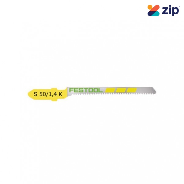 Festool S 75/1.4 K/5 - 5PK Curved Cut Jigsaw Blade S 75mm x 1.4mm K 204267