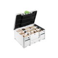 Festool Beechwood DOMIN DS/XL D12/D14 128 BU - 12mm / 14mm Beech Domino XL/Tenon Starter Systainer Set 576792