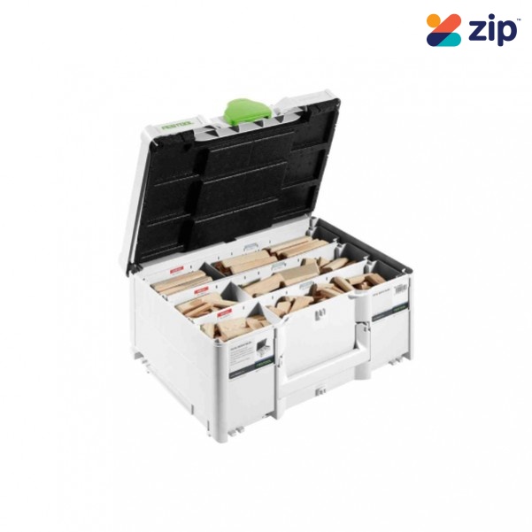 Festool Beechwood DOMIN DS/XL D12/D14 128 BU - 12mm / 14mm Beech Domino XL/Tenon Starter Systainer Set 576792 Consumables