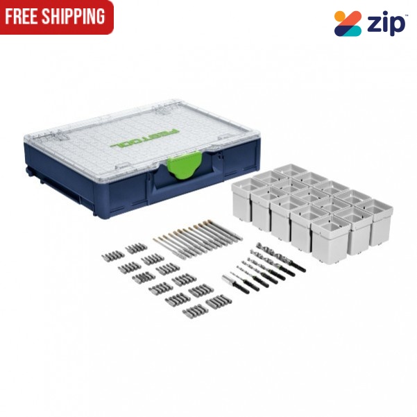 Festool SYS3ORGM89 CE-M - CENTROTEC Bit Set in Systainer3 Medium Organiser 576931