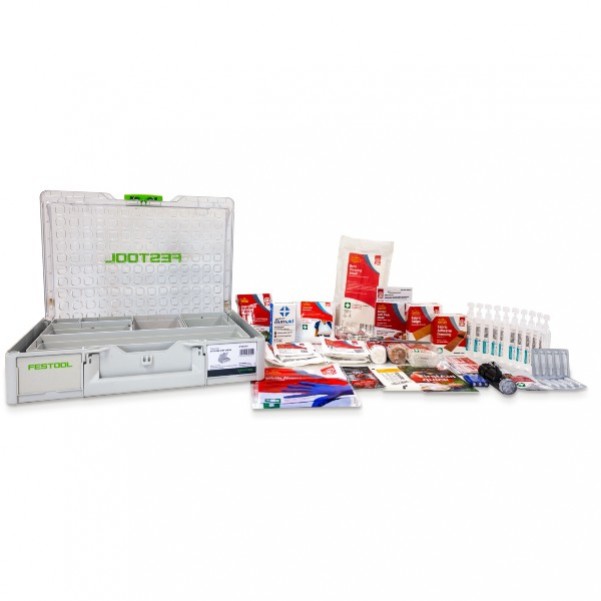 Festool SYS3 ORG M 89 6xESB + First Aid kit - Small St Johns Ambulance First Aid Kit in Systainer F28736 First Aid Kits