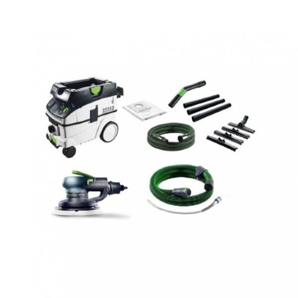 Festool Starter Set LEX 7 / CTM 26 - LEX 3 150mm Compressed Air Random Orbital 7mm Sander w/ CTM 26 Starter Set F28741 Random Orbital Sanders