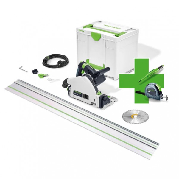 Festool TS 55F Fan Edition - 1200W 160mm Plunge Cut Saw With Systainer F28742 Circular Saws