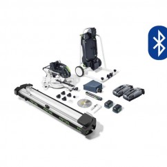 Festool KSC 60 EB 6.2 ISCA 8 -UG-Set - 18V Cordless 216mm Slide Compound Mitre Saw 6.2Ah Bluetooth Set & Stand F28899