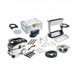 Festool ETS EC 150/5-CT 26-WCR 1000-Set - ETS EC 150mm Brushless Random Orbital 5mm Sander in Systainer with CTM 26 WC Set f28407