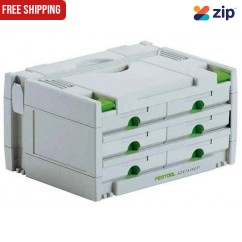 Festool SYS 3 SORT 6 - SORTAINER Traditional 6 Drawer Storage Box 491984