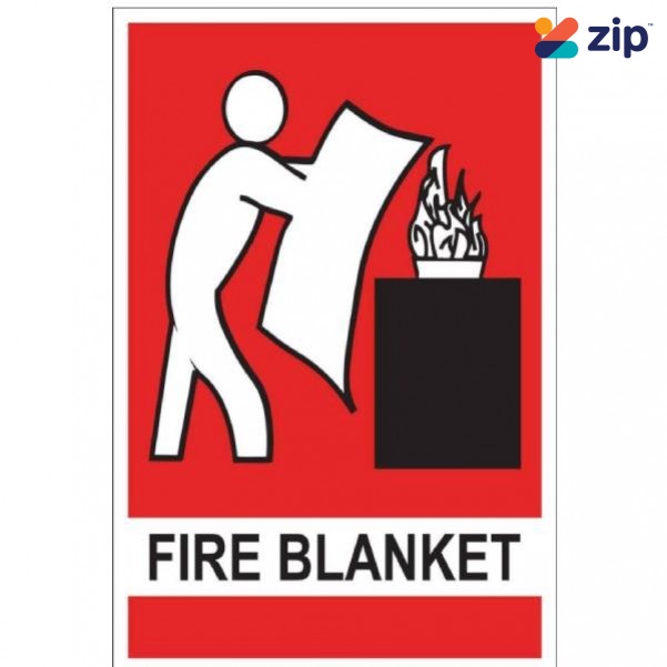 FlameStop SB - 225mm×150mm Small Fire Blanket Location Sign