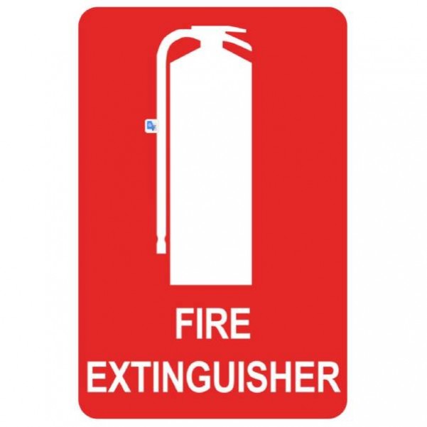 FlameStop SILS-AD - 225mm×150mm Small Fire Extinguisher Location Sign