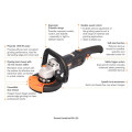 Flextool FCG-125 (FT100509-UNIT) - 1500W 125mm PortaGrind Variable Speed Grinder Flextool FCG-125 (FT100509-UNIT) - 1500W 125mm PortaGrind Variable Speed Grinder