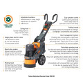 Flextool FCG-250 (FT100601-UNIT) - 1.8kW 250mm (10") Single Head Concrete Floor Grinder