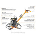 Flextool FT220063-UNIT - 920mm 36" Honda 5.5 hp Petrol Profinish Walk-Behind Power Trowel FP436-2 Flextool FT220063-UNIT - 920mm 36" Honda 5.5 hp Petrol Profinish Walk-Behind Power Trowel FP436-2