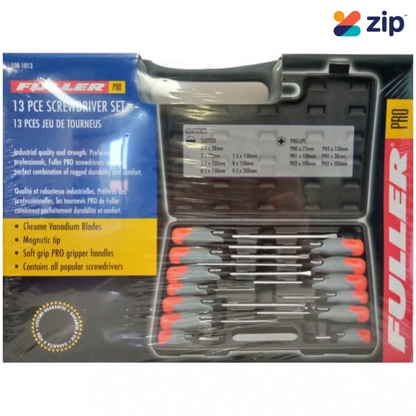 Fuller 108-1013 - 13 Piece PRO Screwdriver Set 