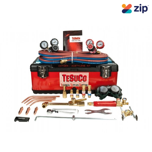 TESUCO TE208007 - Welding/Heating/ Cutting Kit Oxygen/ Fuel Gas GWKOA