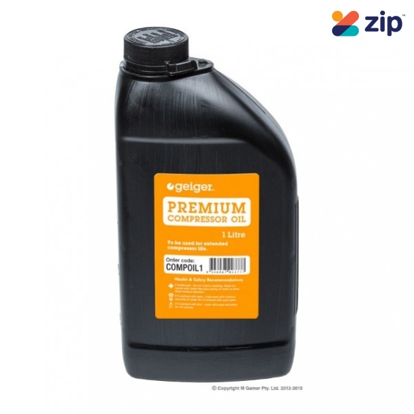 Geiger COMPOIL1 - 1 Litre Premium Compressor Oil Compressor Accessories