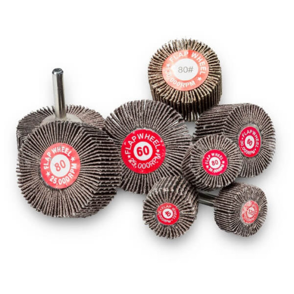Geiger GFWK - 8 Piece Flap Wheel Kit Air Tool Accessories Geiger GFWK - 8 Piece Flap Wheel Kit Air Tool Accessories