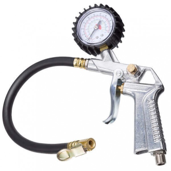 Geiger GPA016 - 0-220 PSI Pistol Grip Tyre Inflator Air Tool Accessories 