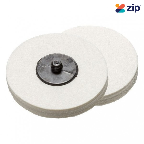 Geiger GPA1575 - 75mm Q/Change Felt Polishing Pad Air Tool Accessories 