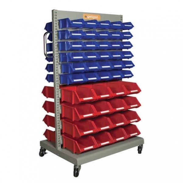 Geiger MS20020K - Double Sided Mobile Storage Cart