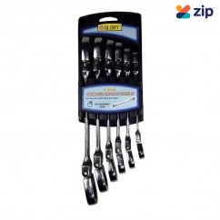 Glory HL1900-4 - 6 Piece 12 Size Metric Gear Wrench Set