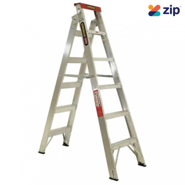 Gorilla Ladders DM006-D - 1.8-3.2m 120kg Aluminium Domestic Dual Purpose Ladder Step Ladders