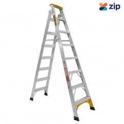 Gorilla DM008-I - 2.4-4.5m 150kg Industrial Aluminium Dual Purpose Double Sided Ladder